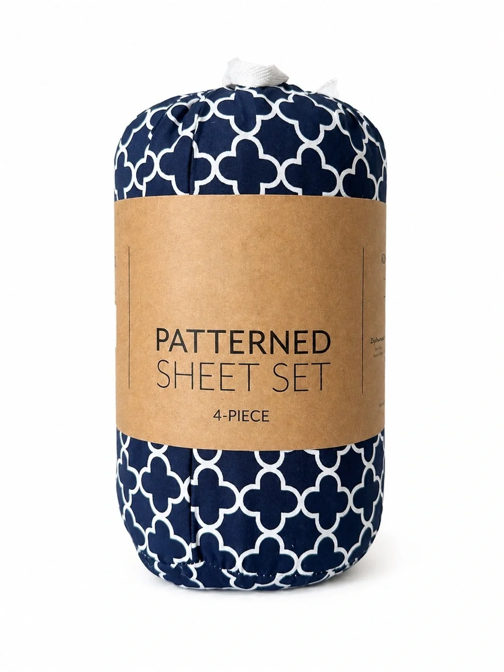 jcpenney Navy Diamond-Grid Cotton Sheet Set